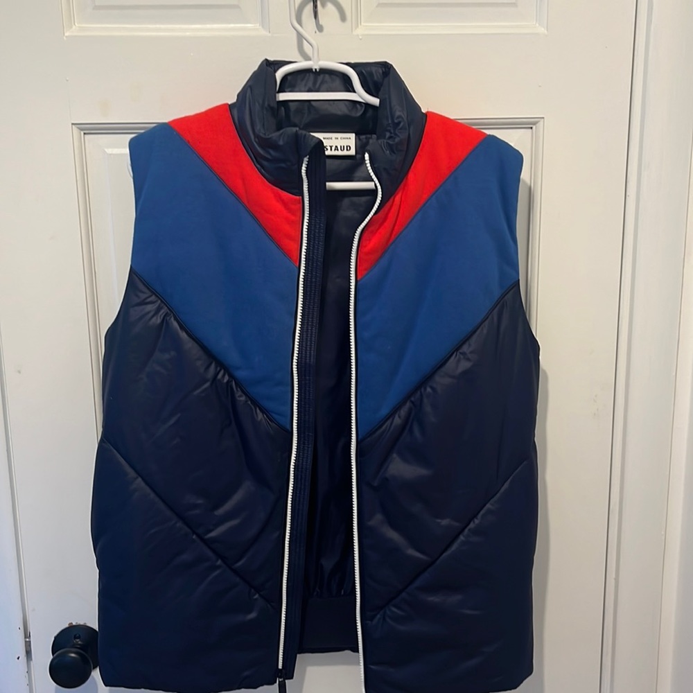 New balance x Staud oversized puffy vest